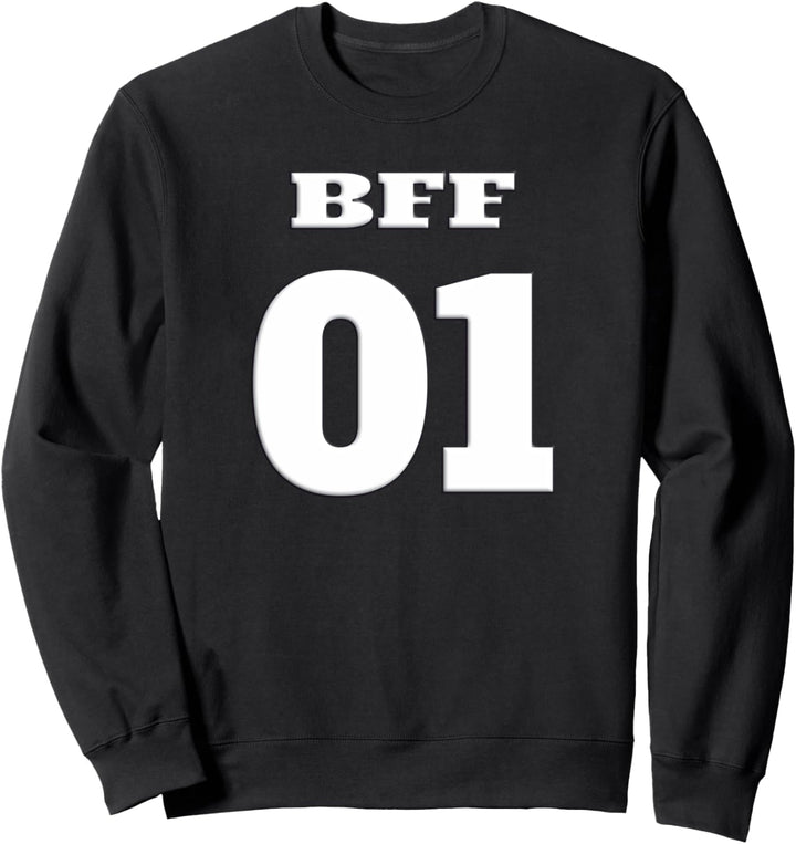 Partnerlook BFF 01 Freundin Geschenk Oberteile Damen Frauen Sweatshirt