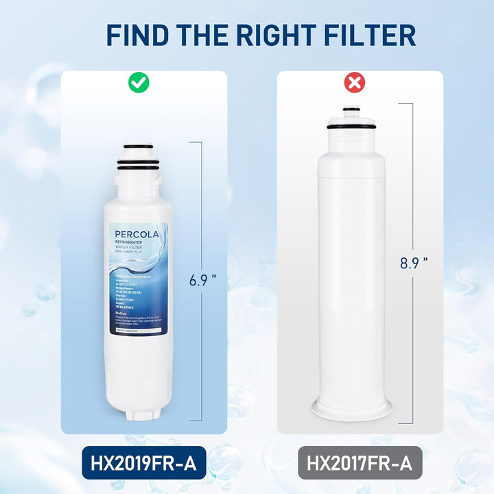 HX2019F-A/HX2019FR-A Filterersatz, kompatibel mit Hisense® HRM260N6TSE, HRFD560SW, HRCD585BW, HRFD63