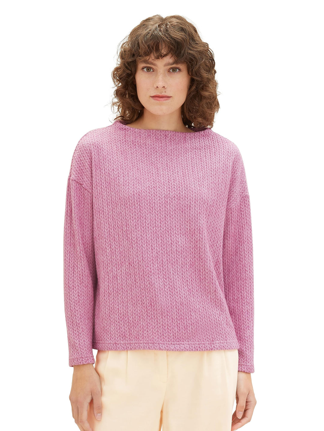 TOM TAILOR Damen Sweatshirt XXS 33830 - Mauvy Plum, XXS 33830 - Mauvy Plum