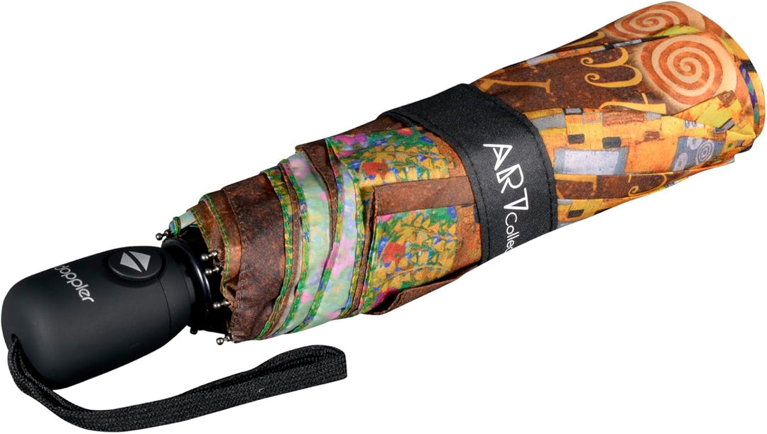 Doppler Damen Taschenschirm mit Auf-Zu-Automatik Magic Mini Der Kuss 99 cm Der Kuss, 99 cm Der Kuss