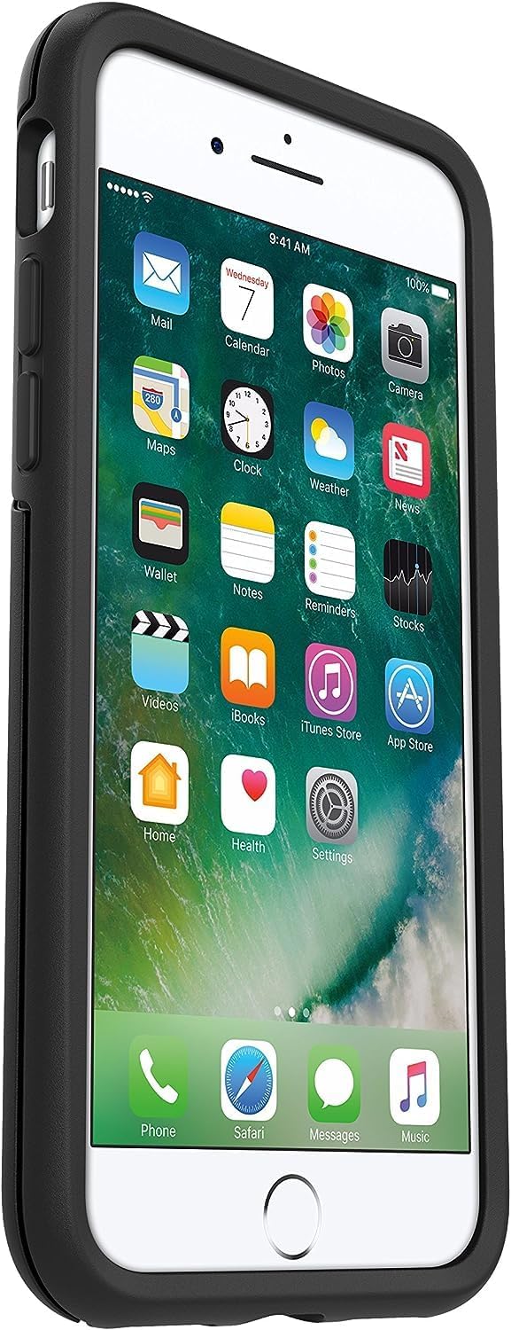 OtterBox Symmetry Series Schutzhülle für iPhone 8 und iPhone 7 (Nicht Plus) schwarz Standardverpacku