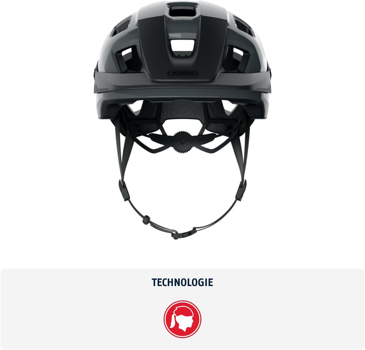 ABUS MTB-Helm MoTrip - robuster Fahrradhelm mit höhenverstellbarem Schirm für Mountainbiker - indivi