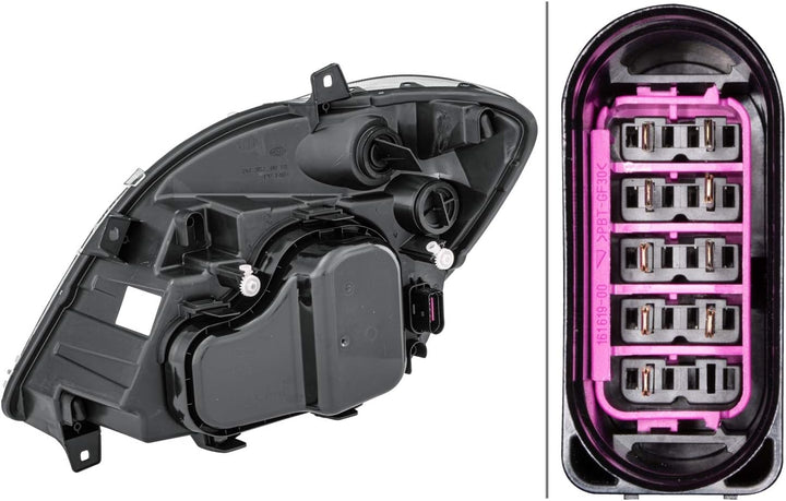 HELLA 1EB 247 012-021 FF/Halogen-Hauptscheinwerfer - rechts - für u.a. Mercedes-Benz Sprinter 3,5-T