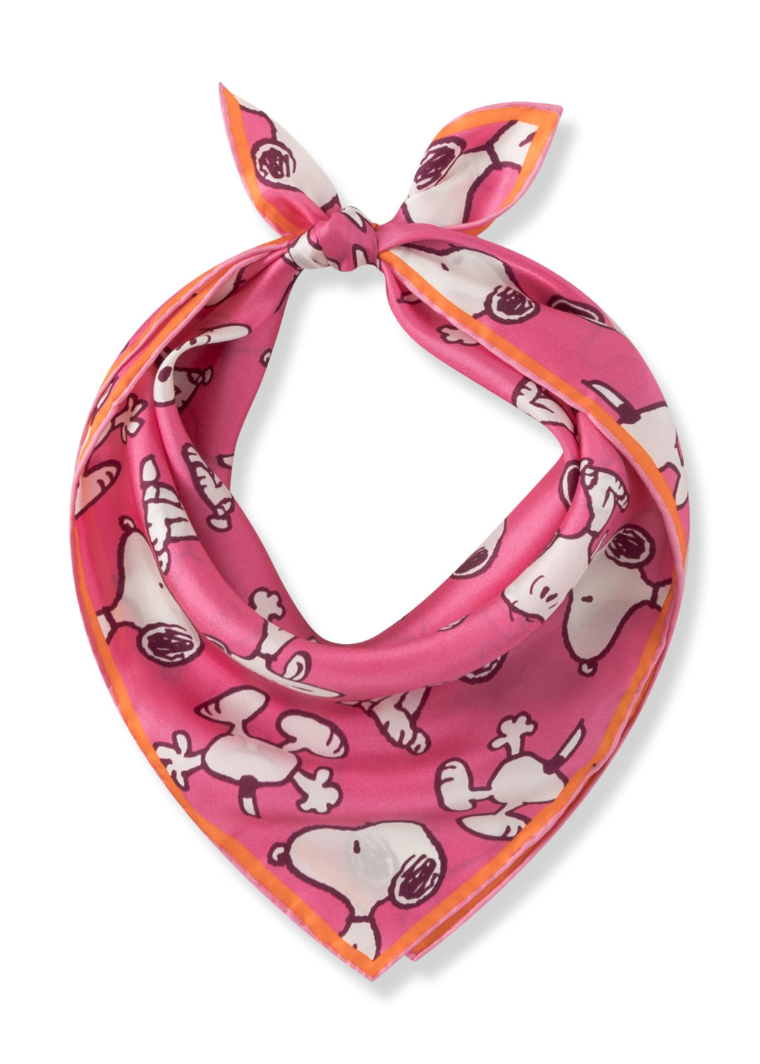 CODELLO Women Nicki Silk Peanuts Snoopy All Over - 53X53CM
