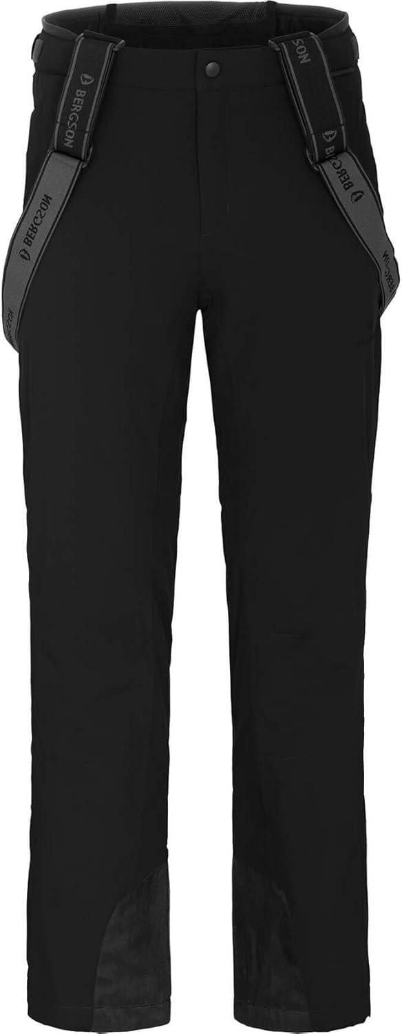 Bergson Flex | Herren Skihose, wattiert, bielastisch, 20000 mm Wassersäule - top ausgestattet, mit P