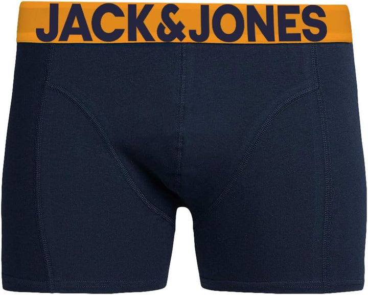 JACK & JONES Herren Unterhosen 5er Set Pack Männer Boxershorts Weiss schwarz blau grau Trunks 122048