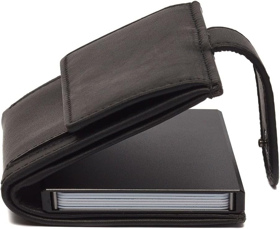 The Chesterfield Brand Leipzig - Kreditkartenetui 6cc 10 cm RFID Black Schwarz, Schwarz