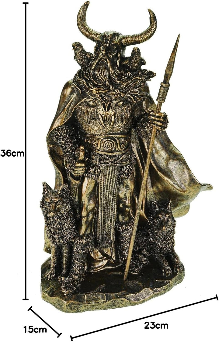 Kremers Schatzkiste Gott Odin mit seinen Raben Hugin + Munin + den Wölfen Geri und Freki