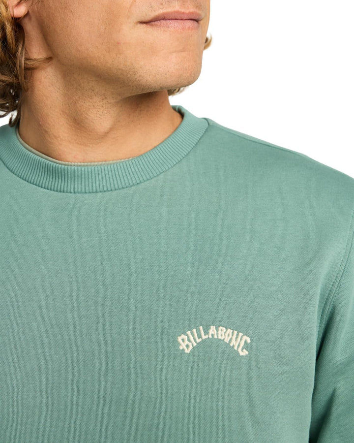 Billabong Herren Arch Cr Sweatshirt (1er Pack) S Sagebrush, S Sagebrush