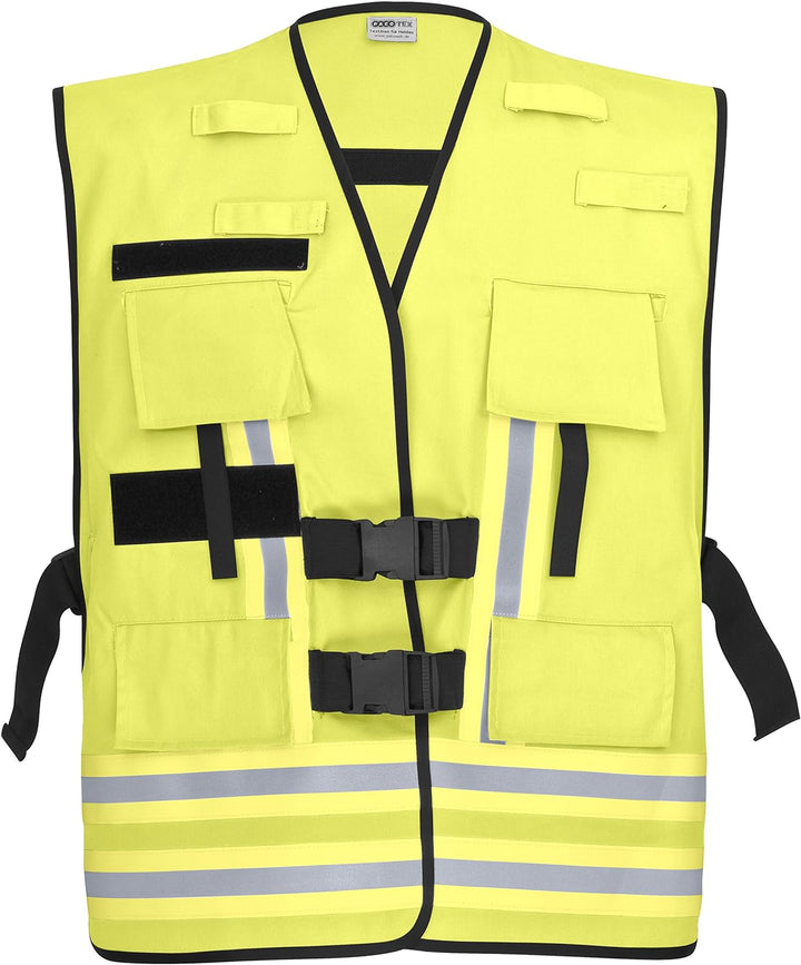PACOTEX Funktionswesten zur Kennzeichnung von Einsatzpersonal wie z.B. Feuerwehr Warnweste (leuchtge