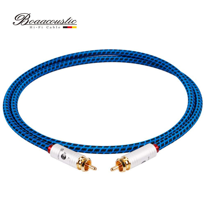 BOAACOUSTIC Audiophile Cinch Subwoofer Kabel - Cinch RCA Digitales Koaxialkabel 75 Ohm S/PDIF Digita