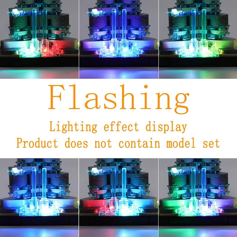 GEAMENT LED-Licht-Set für Architecture Skylines Dubai – kompatibel mit Lego 21052 Bausteine Modell (