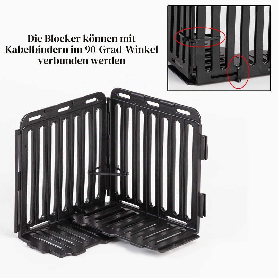 Spielzeugblocker Couch Schutz für Haustiere, Sofaschutz Katze Plastic Under Furniture Gap Protector