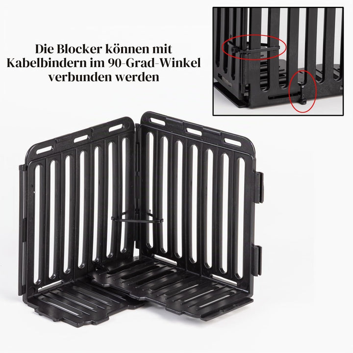 Spielzeugblocker Couch Schutz für Haustiere, Sofaschutz Katze Plastic Under Furniture Gap Protector