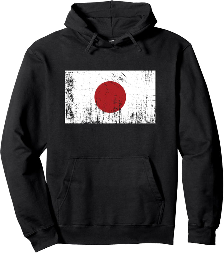Japan Fahne Japanische Flagge Geschenk Anime Fussball-Fan Pullover Hoodie