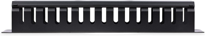 StarTech.com Horizontaler 2HE Rack Finger Kabelkanal mit Abdeckung - 19" Netzwerk/serverschrank Fing