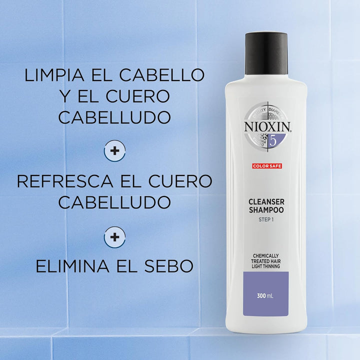 NIOXIN System 5 Haarpflege gegen Haarausfall für chemisch behandeltes, dezent dünner werdendes Haar