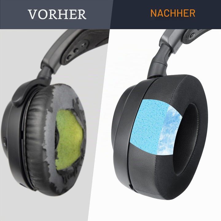 SOULWIT Kühlgel Ersatz Ohrpolster für Steelseries Arctis Nova Pro Wired, Nova 1/1X/1P/3/3P/3X/4/7/7X