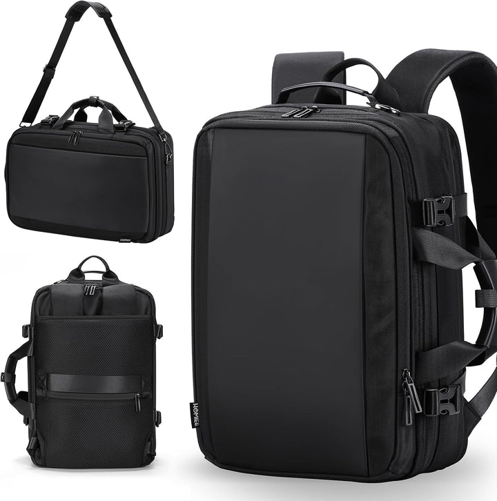 HOMIEE Rucksack für Reise, Kabine, gross, 40 l, Rucksack, Handgepäck, wasserdicht, erweiterbar, für
