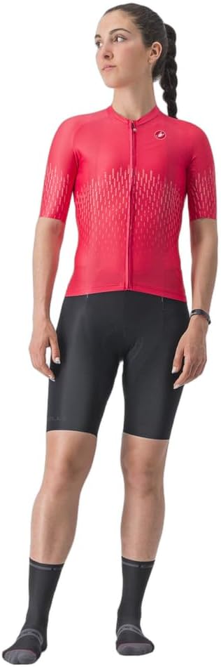 CASTELLI Damen Aero Pro W Jersey T-Shirt L Hibiskus, L Hibiskus