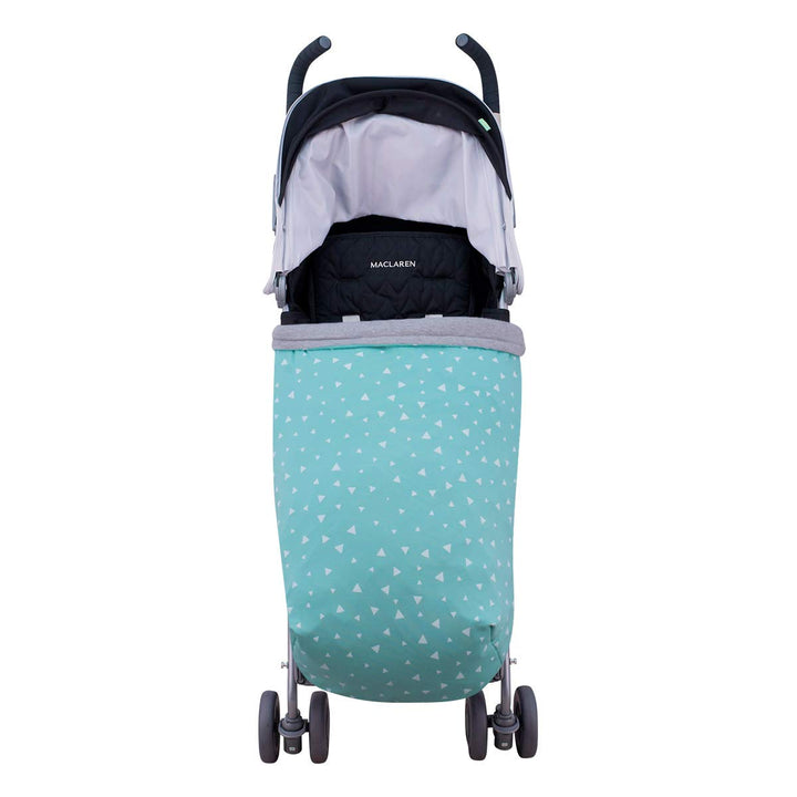 JYOKO KIDS Universal Baby Fusssack für Kinderwagen (MINT SPARKLES, BAUMWOLLE)