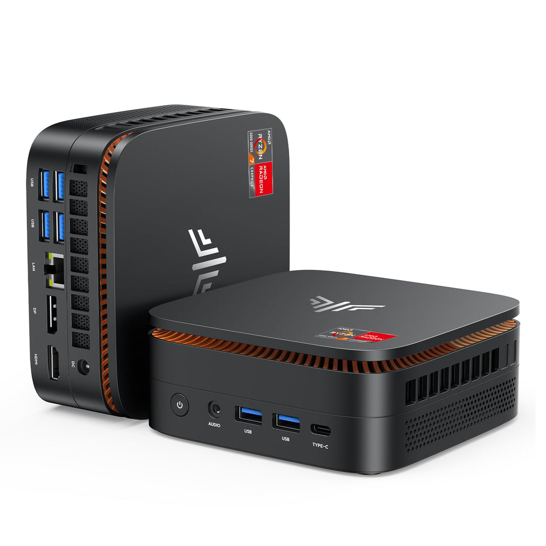 NiPoGi Hyper H1 Mini PC ΑΜD Ryzen 7 6800H (Max 4.7GHz,8C/16T) W-11 PRO 16GB DDR5 4800MHz/512GB M.2 N