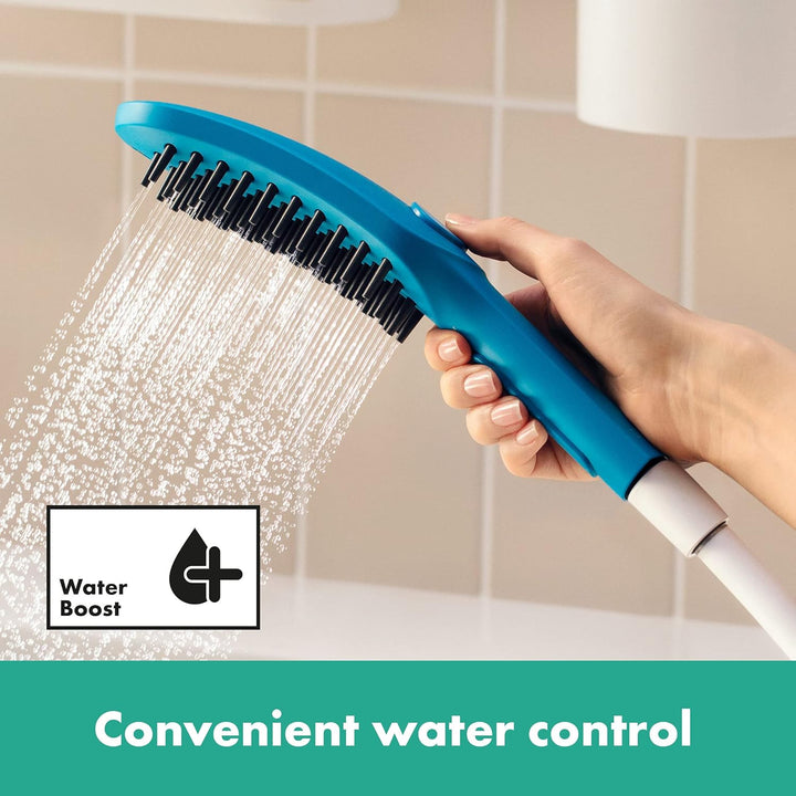 hansgrohe Hundedusche DogShower, Brause wassersparend mit 3 Strahlarten zur Fellpflege von Hunden un