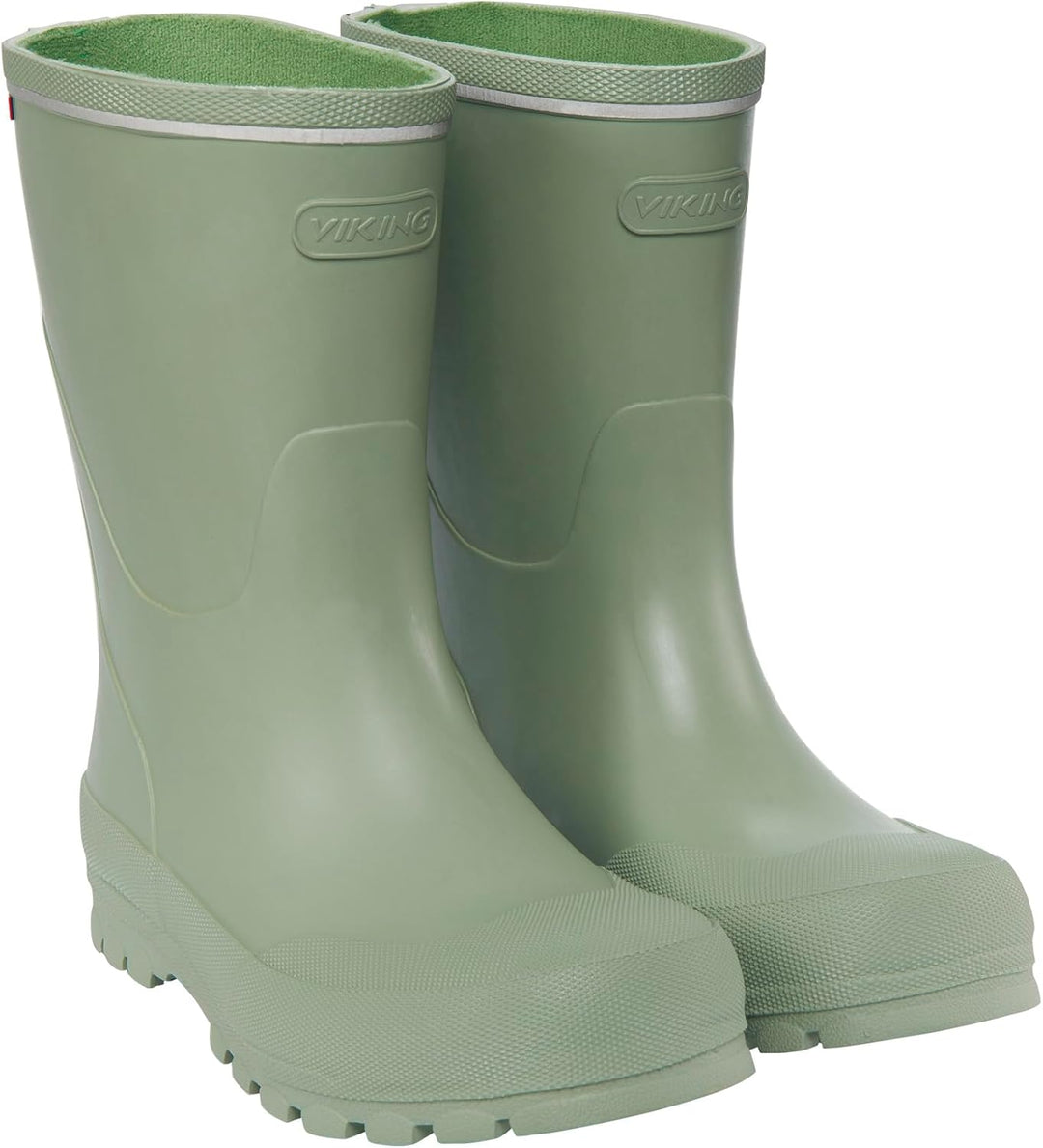 Viking Jolly Gummistiefel Unisex Kinder 33 EU Olive, 33 EU Olive