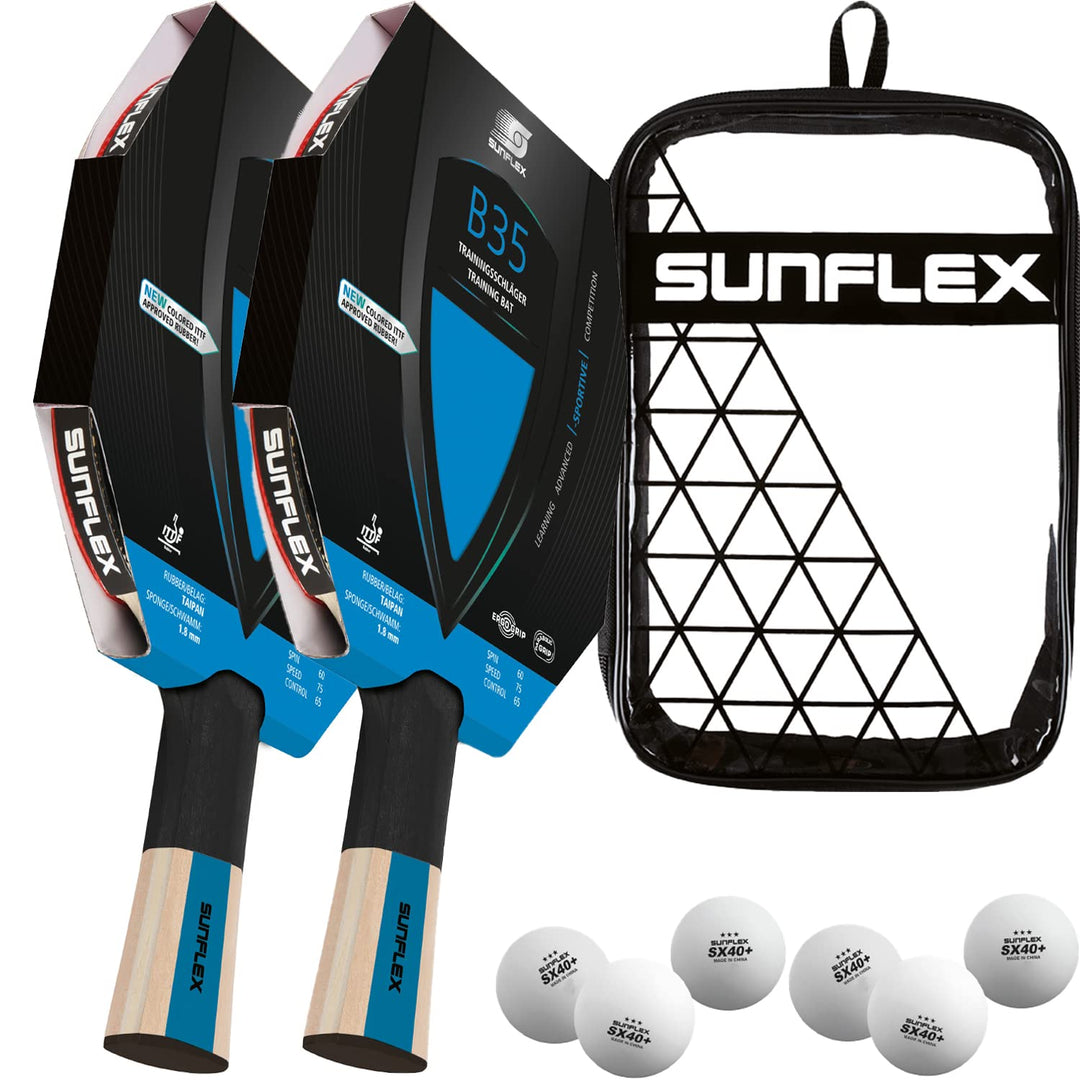 Sunflex® Color COMP B35 Tischtennisschläger | Tischtennis Racket Bat TT Hobby Trainingsschläger | ko