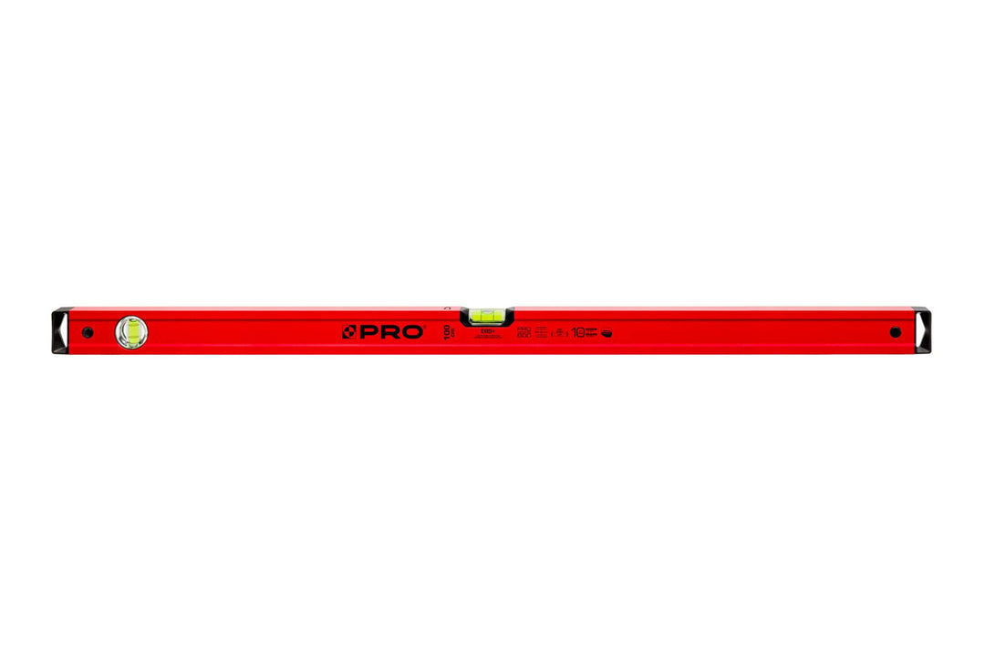 PRO600 Wasserwaage mit magneten 100cm - Ergonomischen Profil und ERS+ (Easy Reading System) Präzise