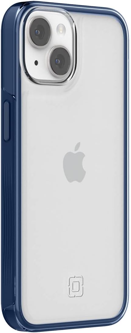 Incipio Organicore Clear Handyhülle für iPhone 14, Ozeanblau/Transparent, Ozeanblau/transparent