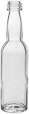 mikken 20 Mini Glasflaschen 40 ml mit Schraubverschluss inkl. Trichter, 40 ml