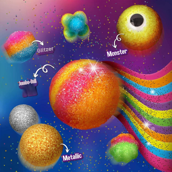 Flummi-Power, Stelle 20 kunterbunte Power-Bälle für Kinder, Gummiball selber Machen, Fun Science Exp