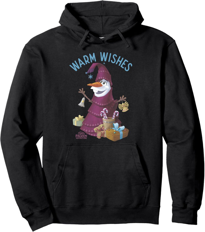 Disney Frozen Weihnachten Olaf Warm Wishes Holiday Portrait Pullover Hoodie