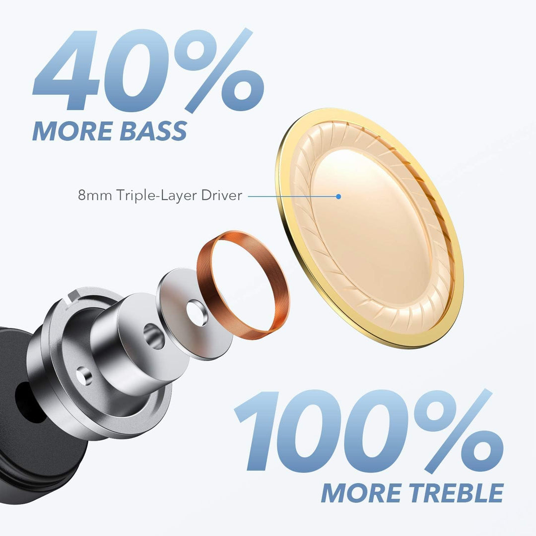 Soundcore Life A1 In Ear Bluetooth Kopfhörer, Wireless Earbuds mit Individuellem Sound, 35H Wiederga