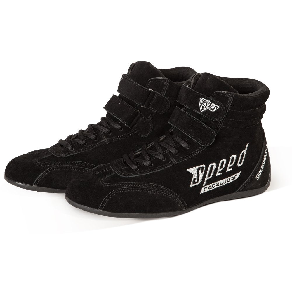 Speed Kartschuhe San Remo KS-1 - Modell 2018 - Kart Schuhe 37 EU Schwarz, 37 EU Schwarz