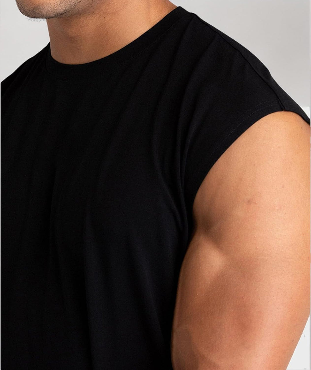 1, 3 or 5er Pack Mens Cotton Gym Tank Tops Workout ärmellose Shirts Athletic Muscle Tank Training Bo