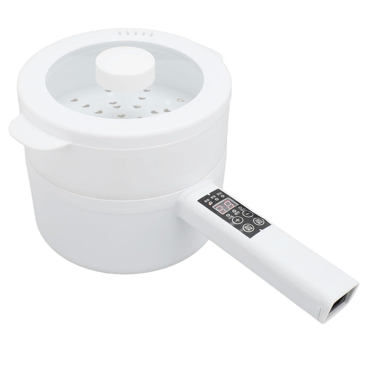 Hot Pot Elektrisch, 600 W, 1,8 L Multifunktions-Nudelkocher Nicht Klebrig Langen Griff Tragbarer Top