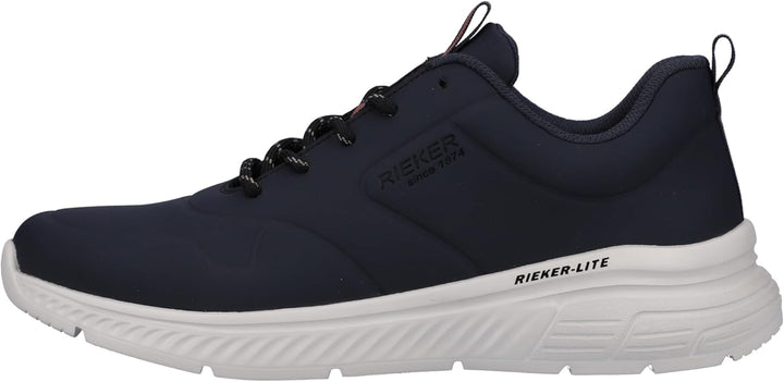 Rieker Herren B6414 Sneaker 44 EU Schmal Blau, 44 EU Schmal Blau