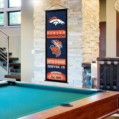 Wincraft Denver Broncos Banner und Schriftrollschild