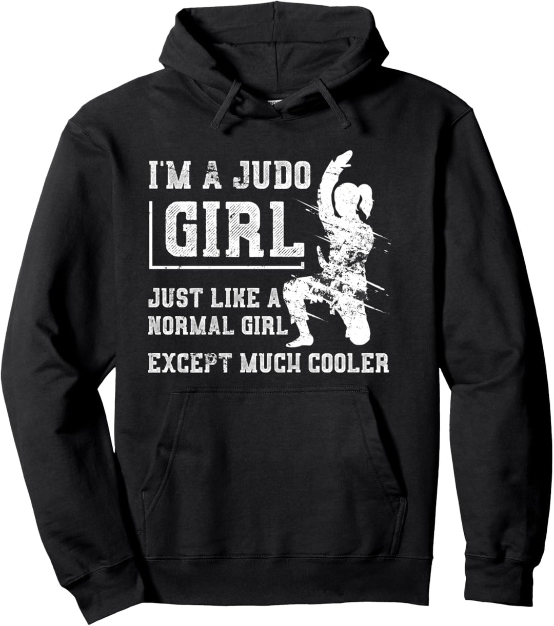 Ich bin ein Judo Mädchen Kampfsportler Ninja Judoka Pullover Hoodie