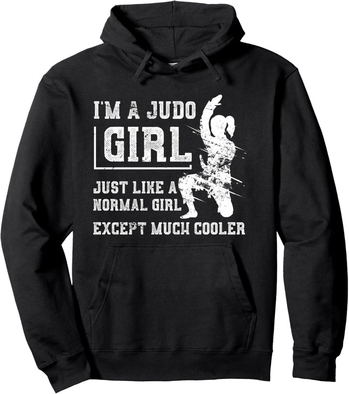 Ich bin ein Judo Mädchen Kampfsportler Ninja Judoka Pullover Hoodie