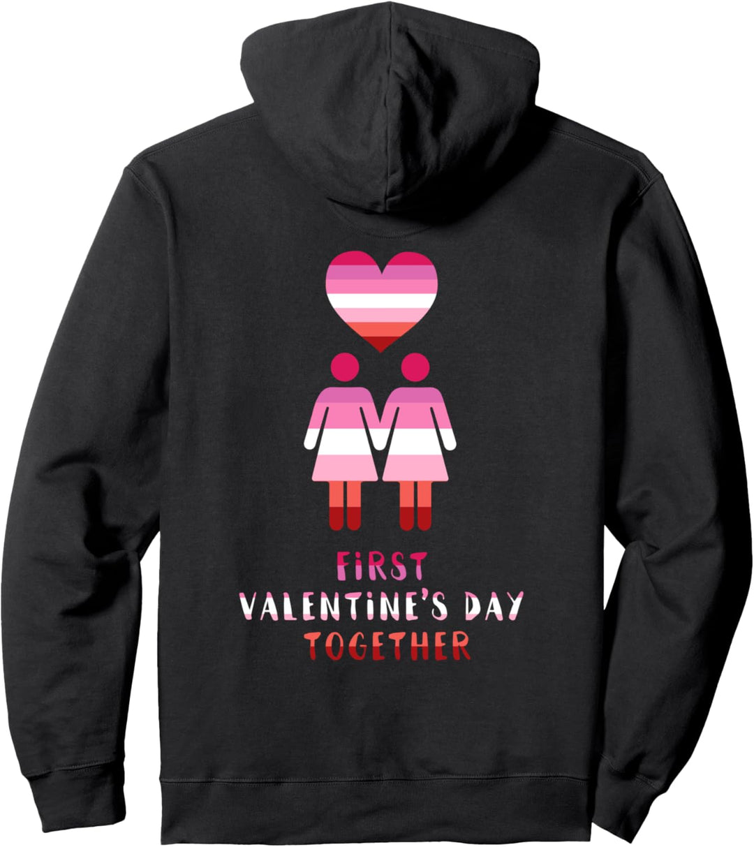 Lesbian Pride Fahne Lesbisches Liebespaar LGBTQ Outfits Pullover Hoodie
