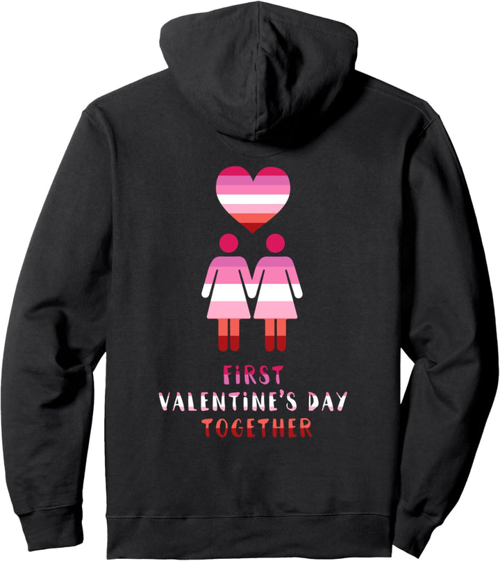 Lesbian Pride Fahne Lesbisches Liebespaar LGBTQ Outfits Pullover Hoodie