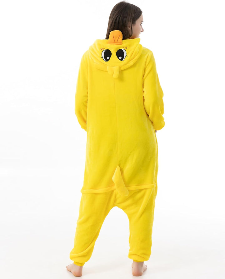 Katara 1744 (30+ Designs) Enten-Kostüm Küken, Unisex Onesie/ Pyjama-Qualität für Erwachsene & Teenag