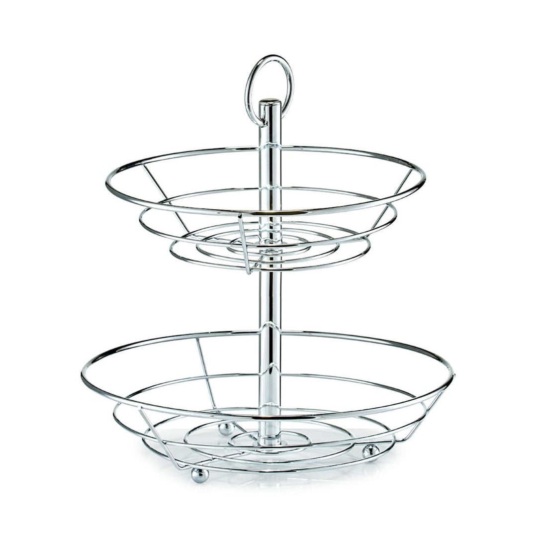 Zeller Obstschale, Metall, Silber, 26 x 29 x 35 cm, 27302