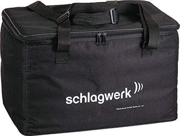 Schlagwerk CP404BLK 2-in-1 Handtrommeln schwarz edition Black H 49cm Single, Black H 49cm Single