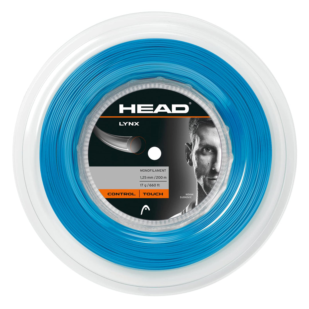 HEAD Unisex-Adult Lynx Rolle Tennis-Saite 1.25 mm / 17 g Blau, 1.25 mm / 17 g Blau
