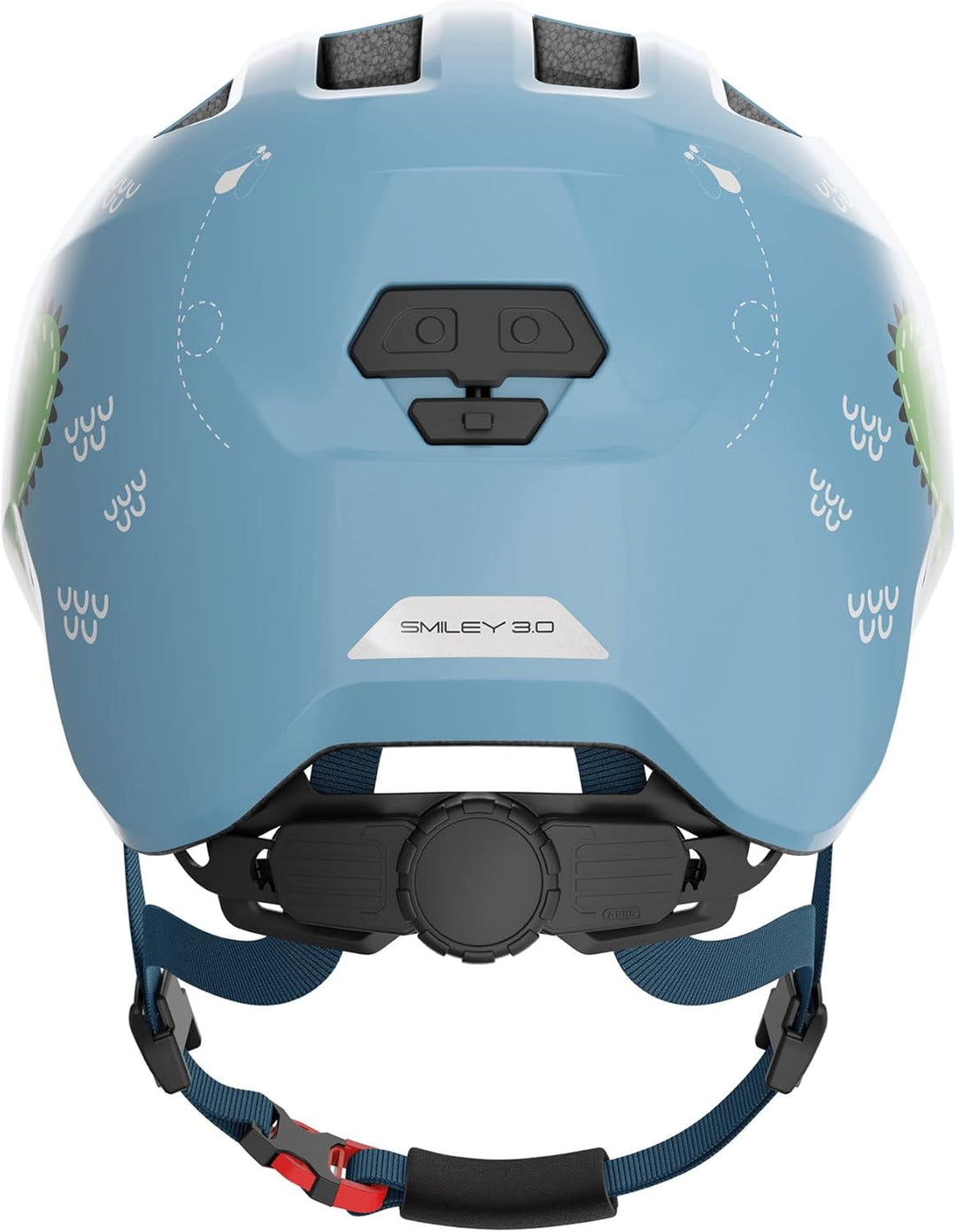ABUS Kinderhelm Smiley 3.0 - Fahrradhelm mit tiefer Passform, kindergerechten Designs & Platz für ei