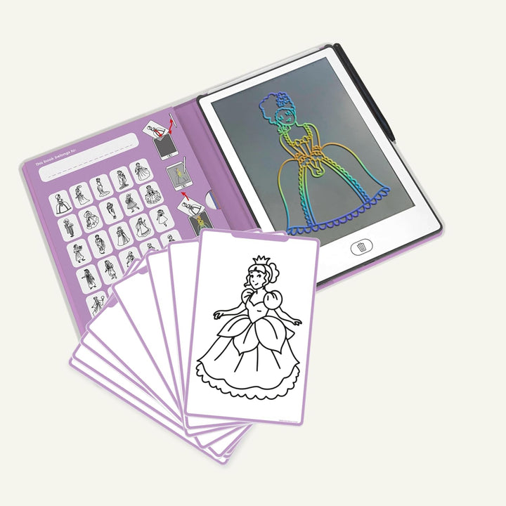 KIDYDRAW-MINI Zeichenbrett 30 Prinzessin